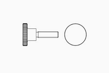 KNURLED THUMB SCREWS (SLOTTED)
