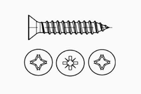 COUNTERSUNK HEAD TAPPING SCREWS